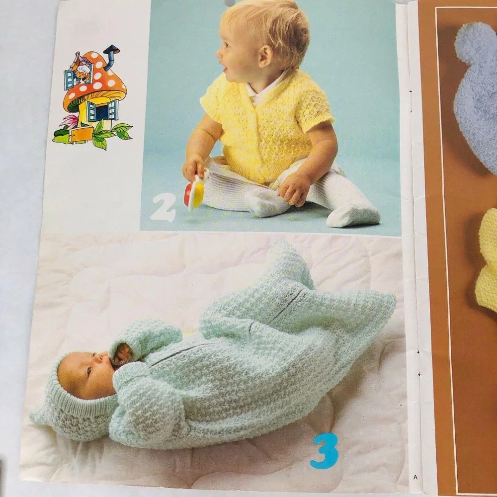 Fairy Tale Baby Book Susan Bates Knitting‎ Pattern Book 17340 Babies to 3 Years